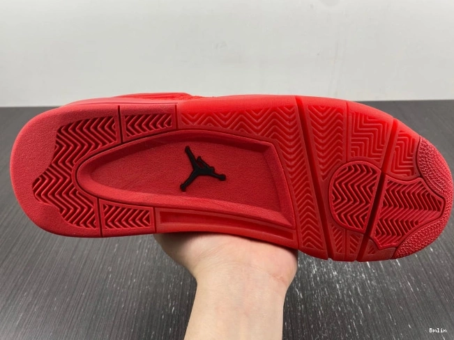 Bmlin Shoes Red Jordan Retro 4 Flyknit AQ3559-600 0709